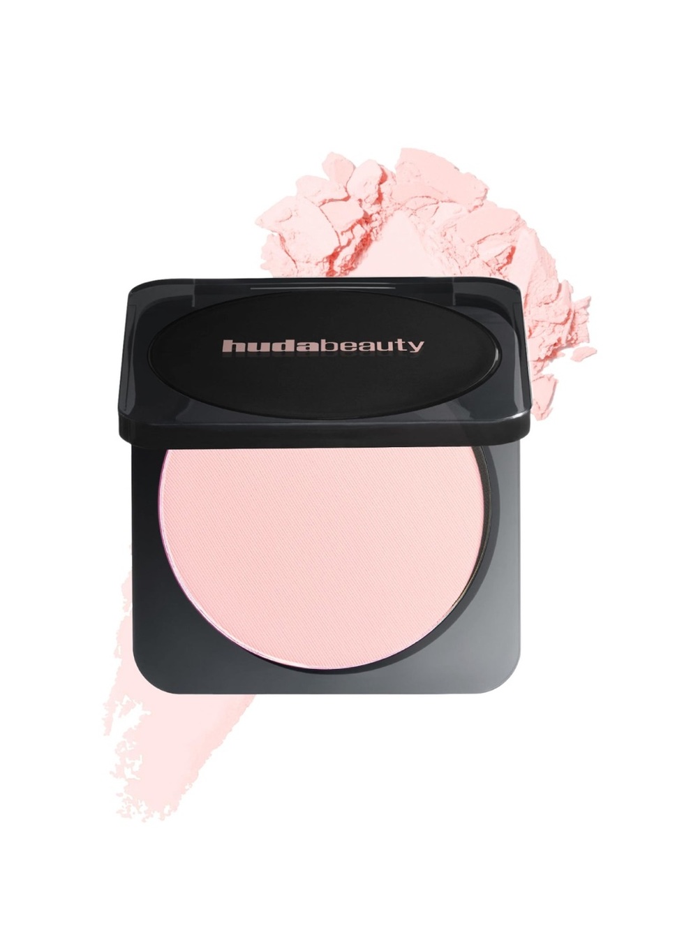 Huda Beauty Easy Bake and Snatch pressed powder in shade cherry blossom cake